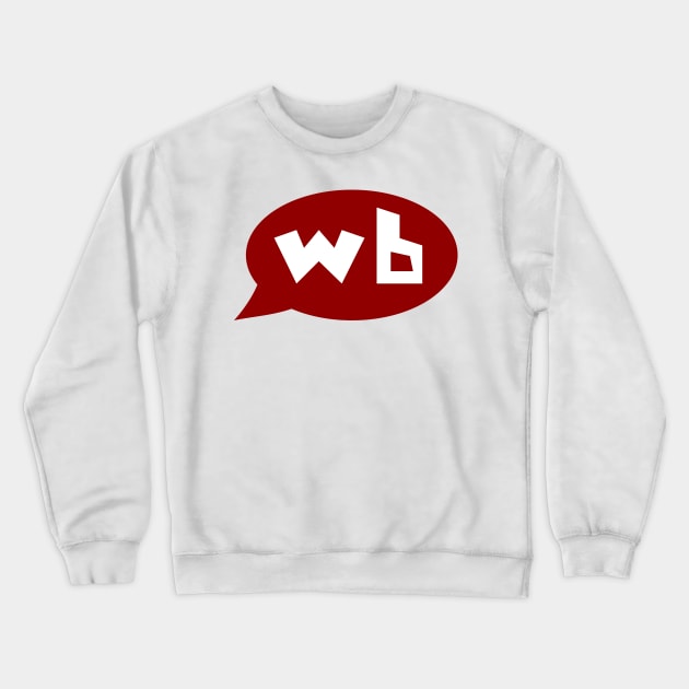 Word Bubble Basic Logo Crewneck Sweatshirt by BennySensei